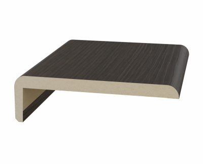 Перекладина наличника плоский телескоп. 75*6*2050 мм, ЭКО-шпон Венге FL